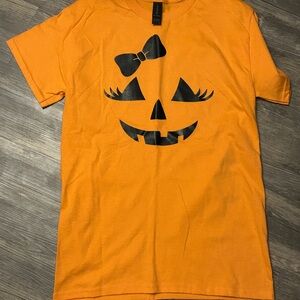 Gildan Orange Halloween Graphic Tee